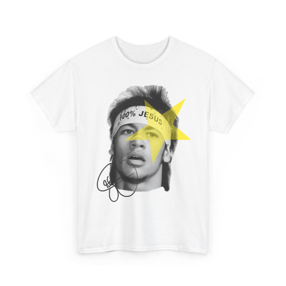 100% Jesus Neymar Signature Graphic T-Shirt - Comes in Black & White Bases