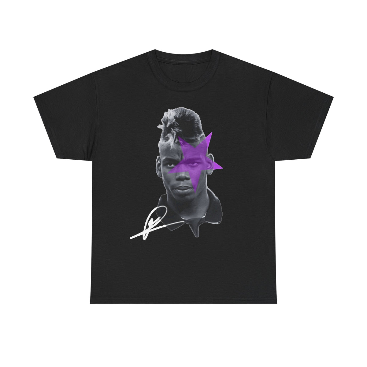 Pogba Signature Graphic Tee - Comes in Black & White Bases
