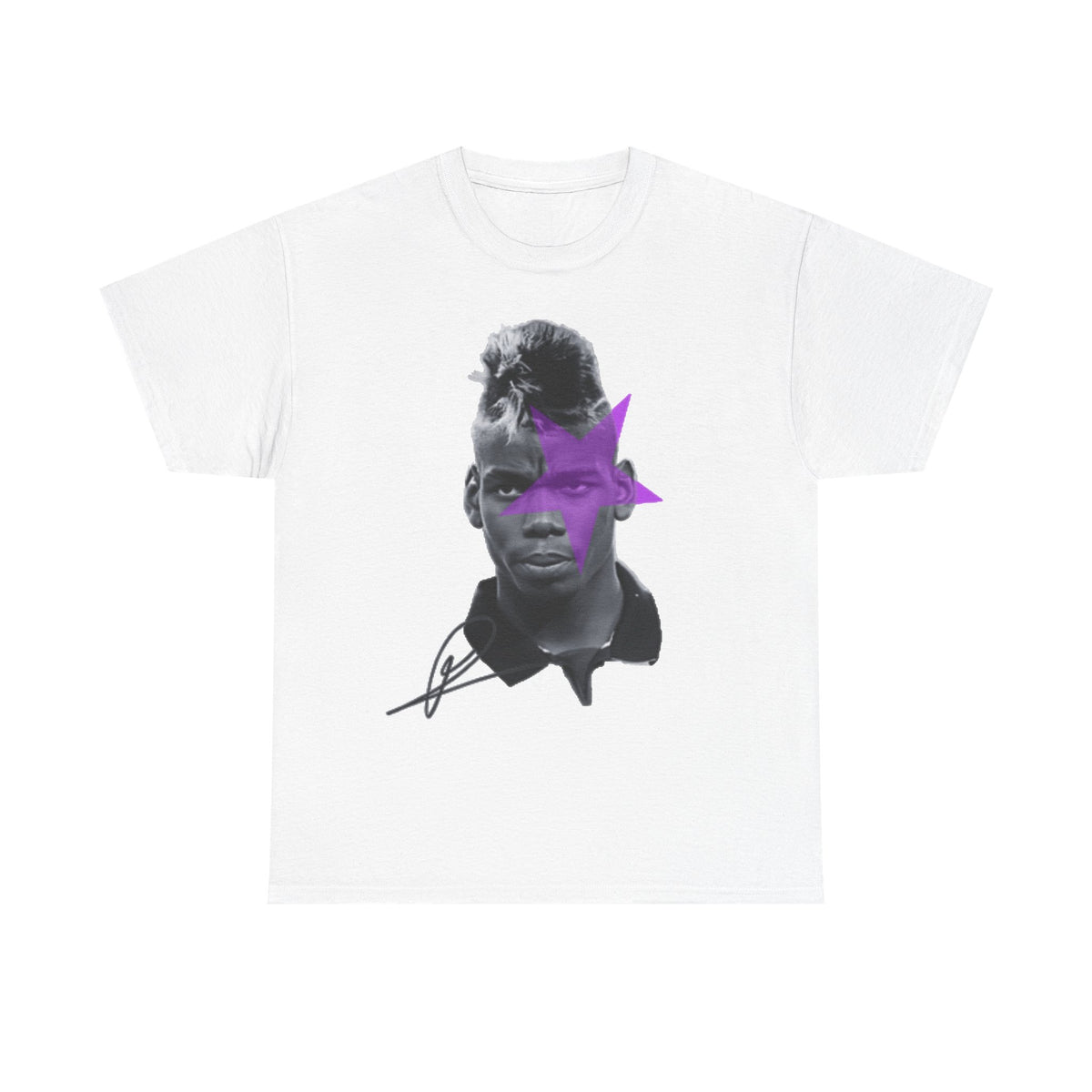 Pogba Signature Graphic Tee - Comes in Black & White Bases